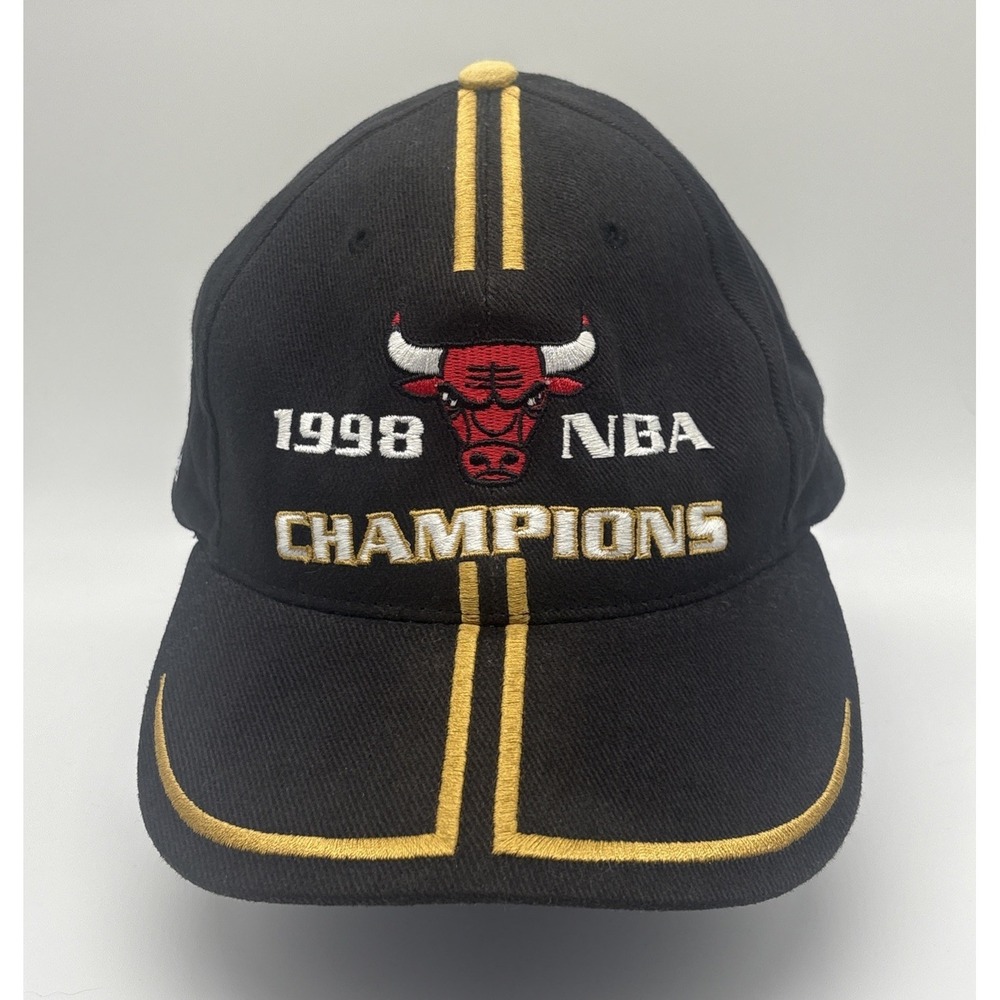 Vintage Chicago Bulls‎ 1998 NBA Champions  Sports Specialties Black Hat Jordan